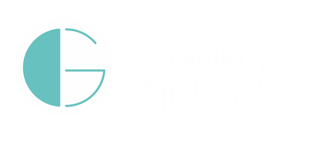 Logo opgeruimd gevoel wit